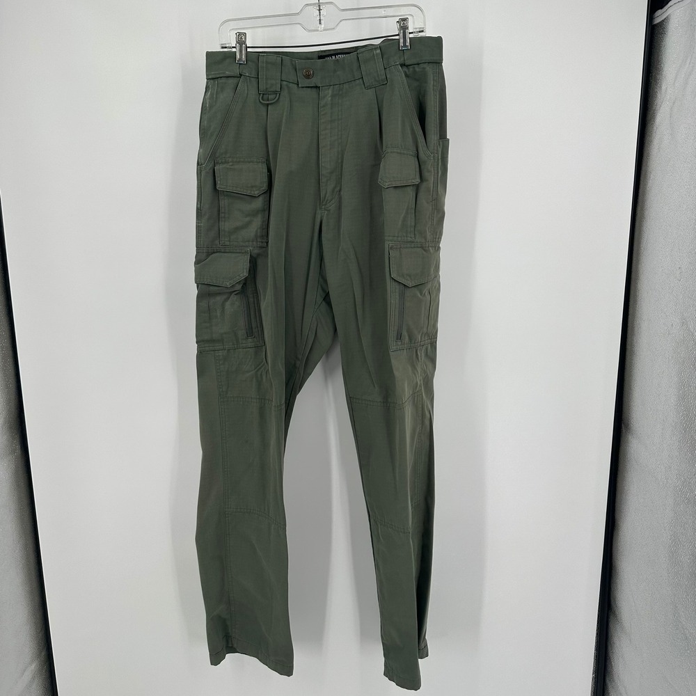 Blackhawk Warrior Mens Tactical Cargo Pants Olive Green Ripstop 34/36 Gorpcore